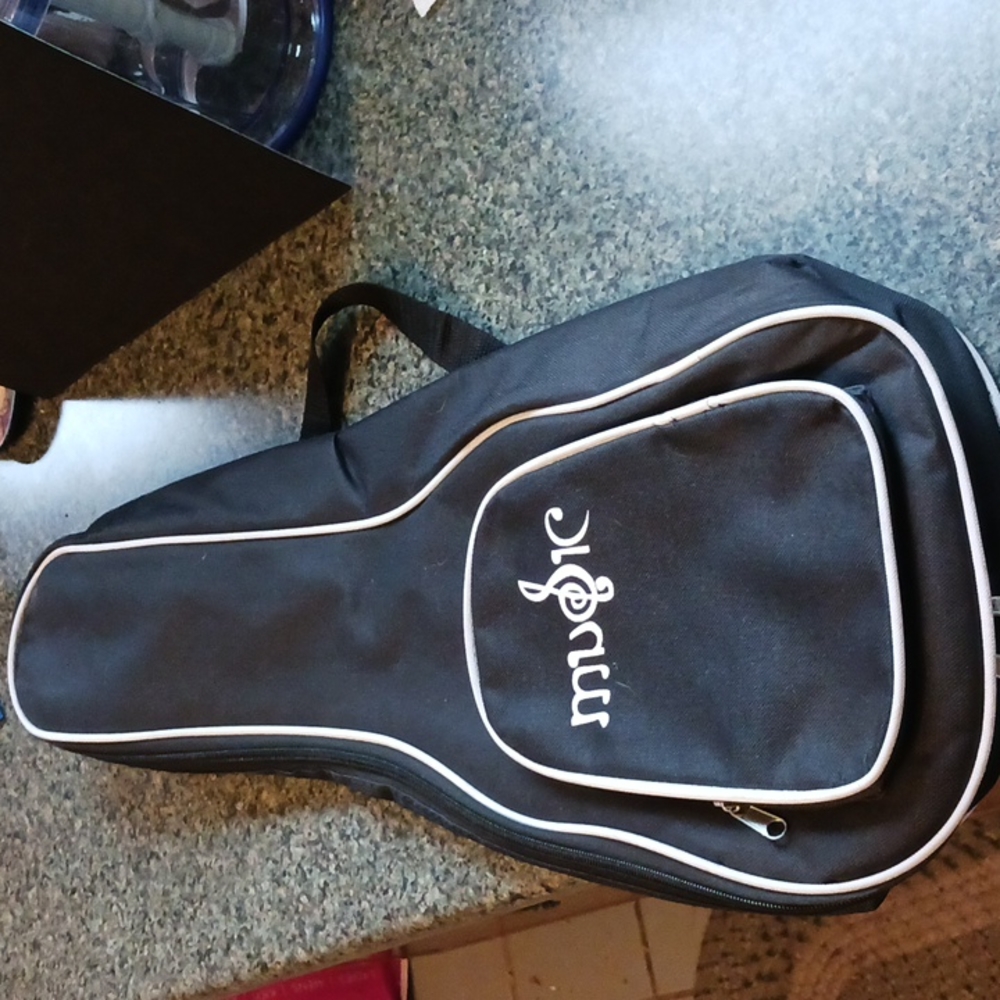 Small Guitar / Instrument Case MUSIC